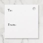 ホッとしたクリスマスを過ごす | Frog Pun フェイバータグ (裏面)