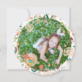 ホッとした復活祭を行う シーズンカード (裏面)