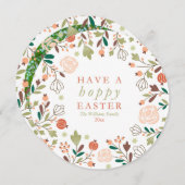 ホッとした復活祭を行う シーズンカード (正面/裏面)