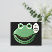 ホッとした誕生日を取る ポストカード (スタンド正面)