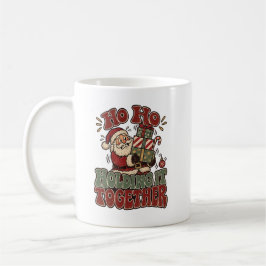 ホッと持ちこたえる面白いクリスマスコーヒー コーヒーマグカップ