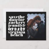 ホッはっきりしたク縁どQRコード写真 セーブザデート (正面)