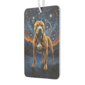 ホッアートとした犬 カーエアーフレッシュナー (左)