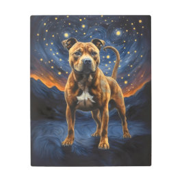 ホッアートとした犬 メタルプリント