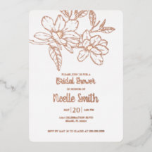 ホッエレガントグノリア花、ブライダルシャワー