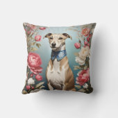 ホッエレガントペット桃色の牡丹の花 クッション (裏面)