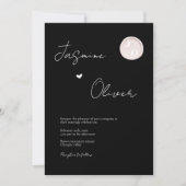 ホッカスタムトワックスシール結婚モノグラム 招待状 (正面)