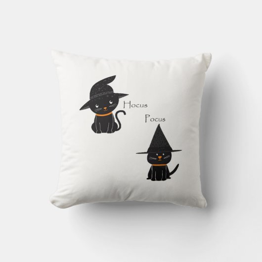 ホッカスポカスブラックキャッツ クッション (正面)