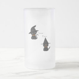 ホッカスポカスブラックキャッツ フロストグラスビールジョッキ