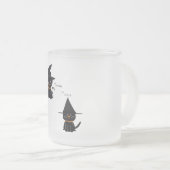 ホッカスポカスブラックキャッツ フロストグラスマグカップ (正面右)