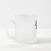 ホッカスポカスブラックキャッツ フロストグラスマグカップ (左)