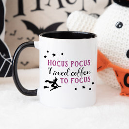 ホッカスポモダンカスパープルとブラックハロウィーン マグカップ