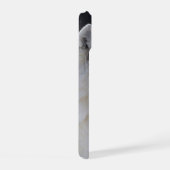 ホッキョクオオカミの顔 iPhone 15ケース (右側面)