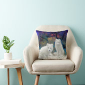 ホッキョクギツネの装飾用クッション クッション (椅子)