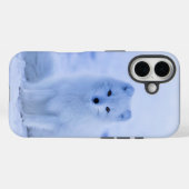 ホッキョクギツネ、アイスランドの写真 Case-Mate iPhoneケース (裏面 (横))