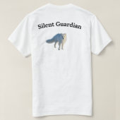 ホッキョクギツネ グラフィック Tシャツ (デザイン裏面)