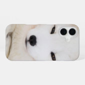 ホッキョクギツネ 白 iPhone 16ケース (裏面横)