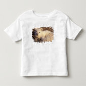 ホッキョクギツネ, Alopex lagopus トドラーTシャツ (正面)