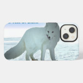 ホッキョクギツネ iPhoneケース (裏面横)