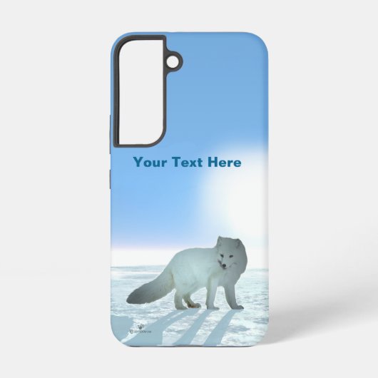 ホッキョクギツネ SAMSUNG GALAXYケース (裏面)