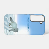 ホッキョクギツネ SAMSUNG GALAXYケース (裏面横)