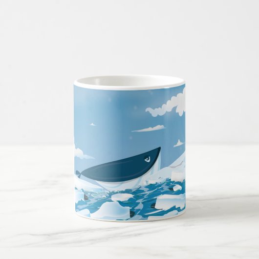 ホッキョククジラ コーヒーマグカップ (中央)
