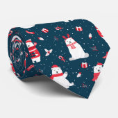 ホッキョクグマかわいこちゃん ネクタイ (ロール)