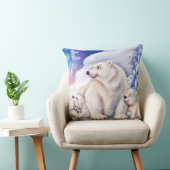 ホッキョクグマとカブかわいいクッション クッション (椅子)