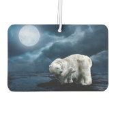 ホッキョクグマとカブ カーエアーフレッシュナー (裏面)