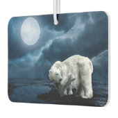 ホッキョクグマとカブ カーエアーフレッシュナー (左)