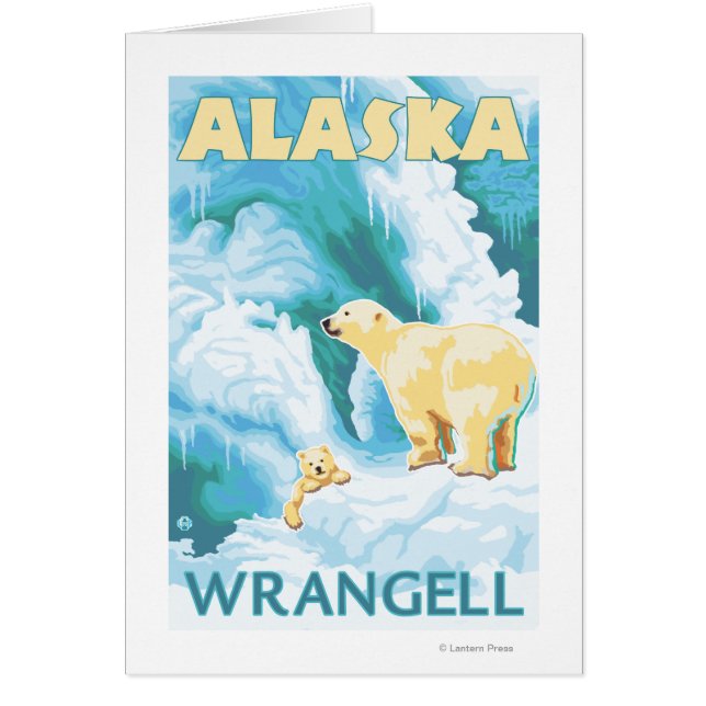ホッキョクグマとカブ – Wrangell, Alaska (正面)