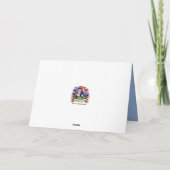 ホッキョクグマとクリスマスプレゼントのクリスチャン聖なる書物、 経典 シーズンカード (裏面)