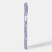 ホッキョクグマと雪片を持つクリスマスパターン Case-Mate iPhoneケース (裏面 / 右)