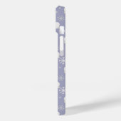 ホッキョクグマと雪片を持つクリスマスパターン Case-Mate iPhoneケース (裏面 / 左)