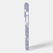 ホッキョクグマと雪片を持つクリスマスパターン Case-Mate iPhoneケース (裏面 / 左)