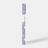 ホッキョクグマと雪片を持つクリスマスパターン iPhoneケース (右側面)