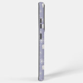 ホッキョクグマと雪片を持つクリスマスパターン SAMSUNG GALAXYケース (右側面)