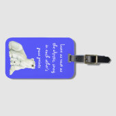 ホッキョクグマのお母さん | ラゲッジタグ (正面横)