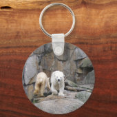 ホッキョクグマのキーチェーン キーホルダー (正面)