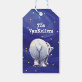 ホッキョクグマのクリスマスギフトタグ ギフトタグ (裏面)