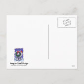 ホッキョクグマのクリスマス シーズンポストカード (裏面)