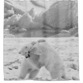 ホッキョクグマのシャワーカーテン シャワーカーテン (正面)