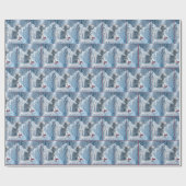 ホッキョクグマのショベル ラッピングペーパー (フラット)