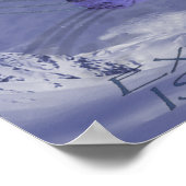 ホッキョクグマのスノーグローブコピー ポスター (角)