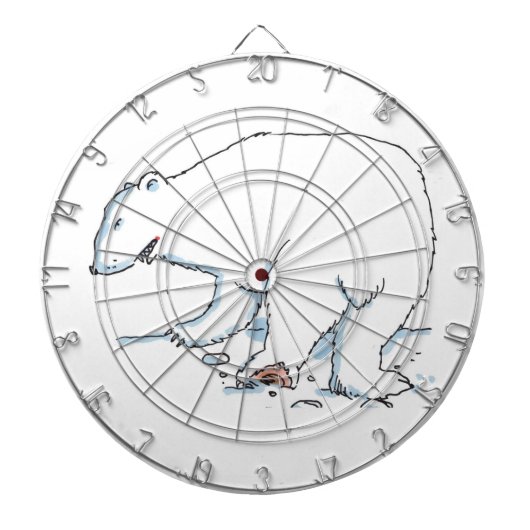 ホッキョクグマのダーツボード ダーツボード (正面)
