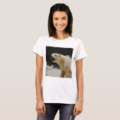 ホッキョクグマのニヤニヤ Tシャツ (正面フル)