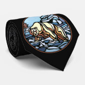 ホッキョクグマのネクタイ野生動物のアートタイベアーネクタイ ネクタイ (ロール)