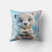 ホッキョクグマのハート クッション (裏面)