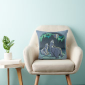 ホッキョクグマのパーソナライズされた枕アート クッション (椅子)