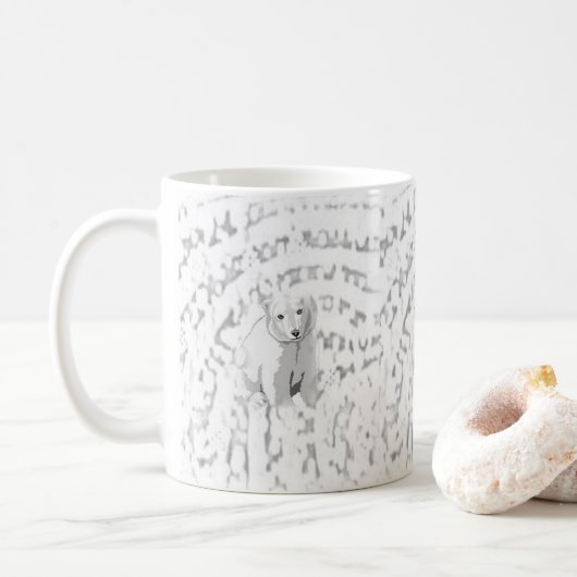 ホッキョクグマのマグカップ コーヒーマグカップ (ドーナツ)